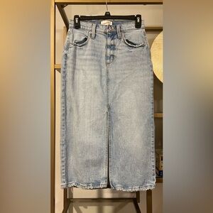 Universal Thread Classic Blue Denim Skirt Midi